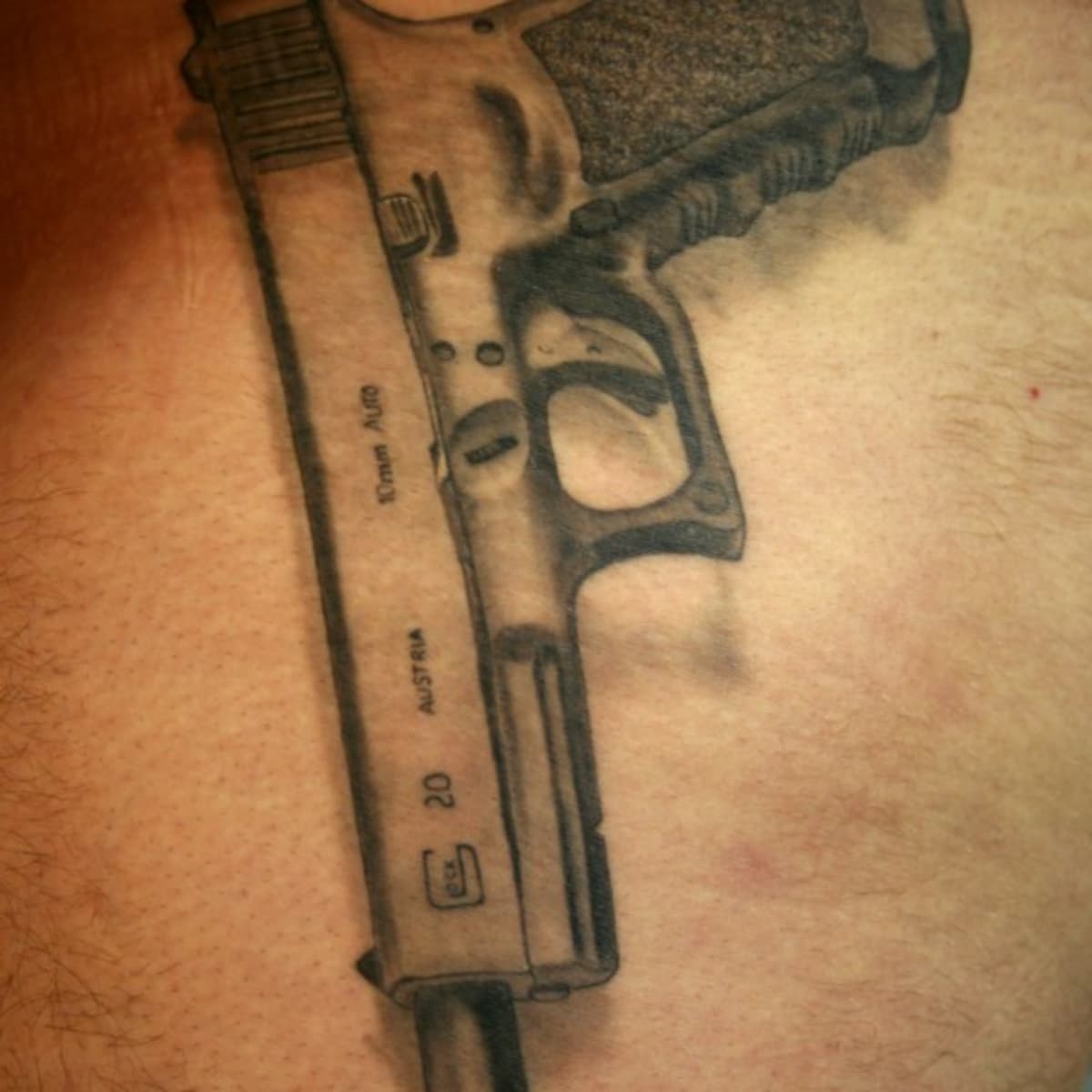 guns drawings tattoo