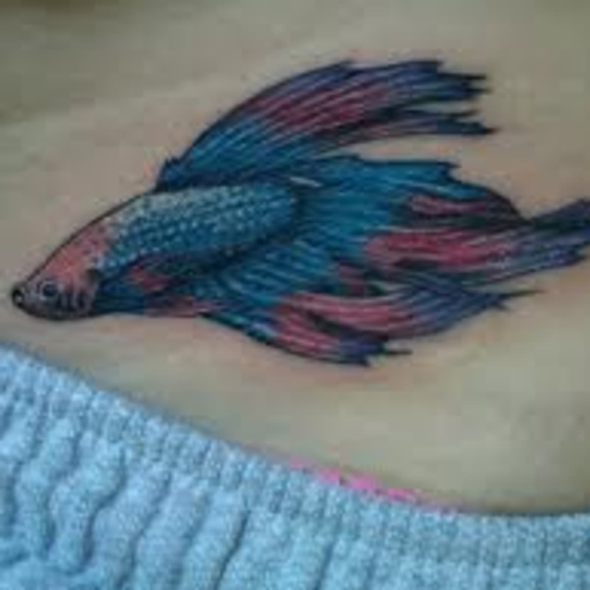 Beta Fish Tattoo - Etsy