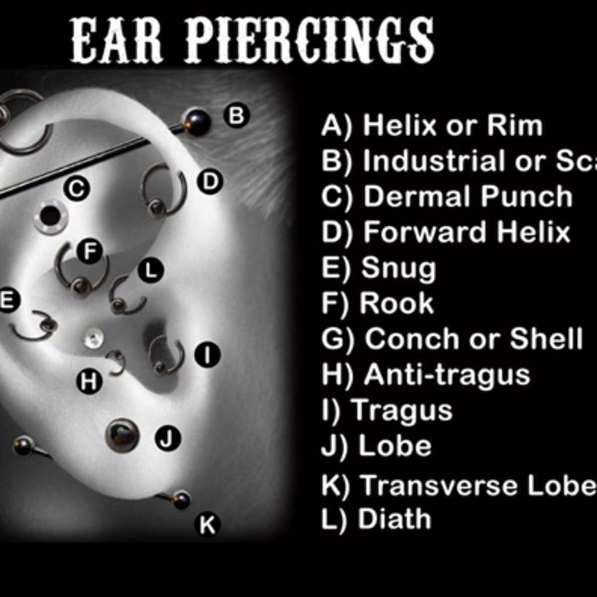 dermal punch ear piercing