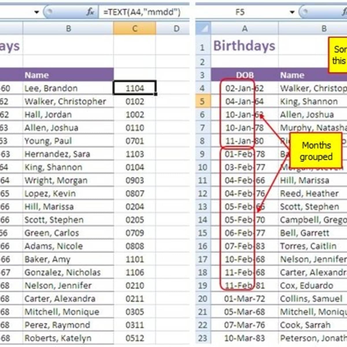 【印刷可能】 excel return month name 306265-Excel formula return month name