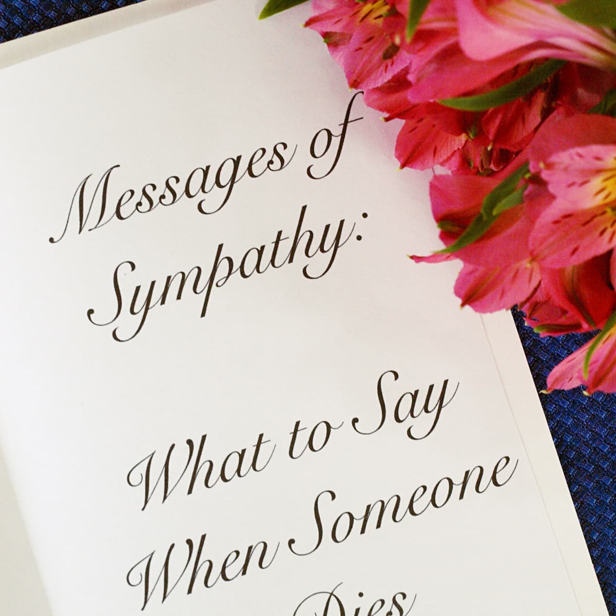 19+ Messages of Sympathy: What to Say When Someone Dies - Holidappy