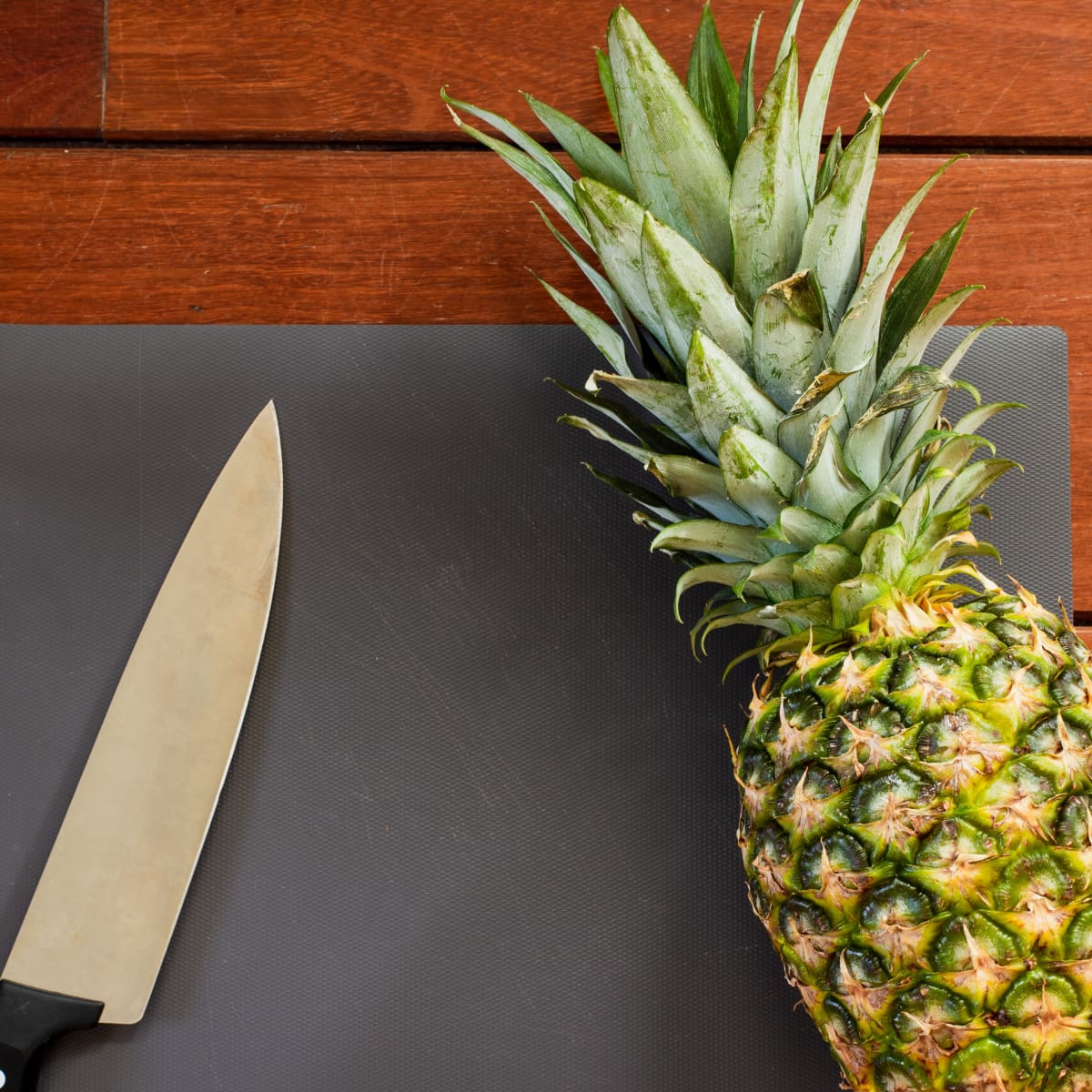 Pineapple Cutting Board with Fruit & Nuts