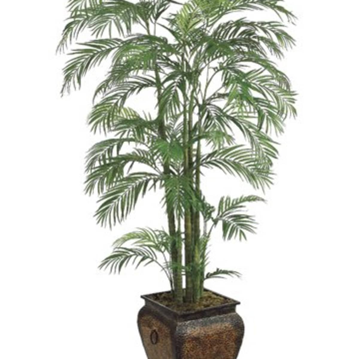 3 ARTIFICIAL 3' PHOENIX PALM TREE PLANT SILK BUSH POOL PATIO DECK ARRANGEMENT 