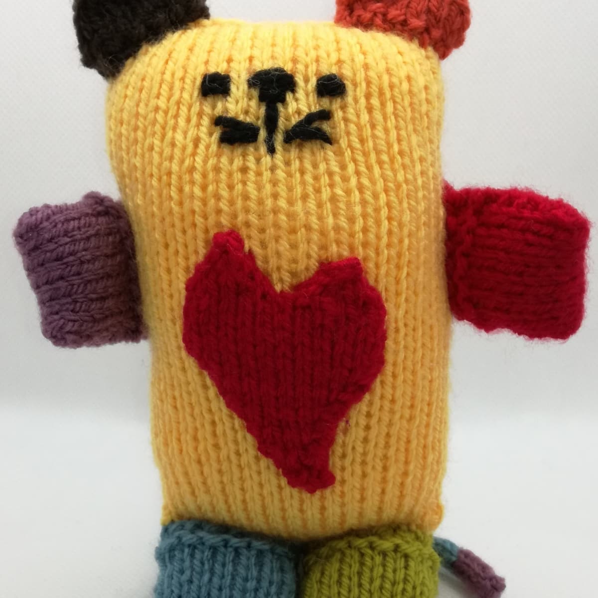 rainbow cat knitting pattern