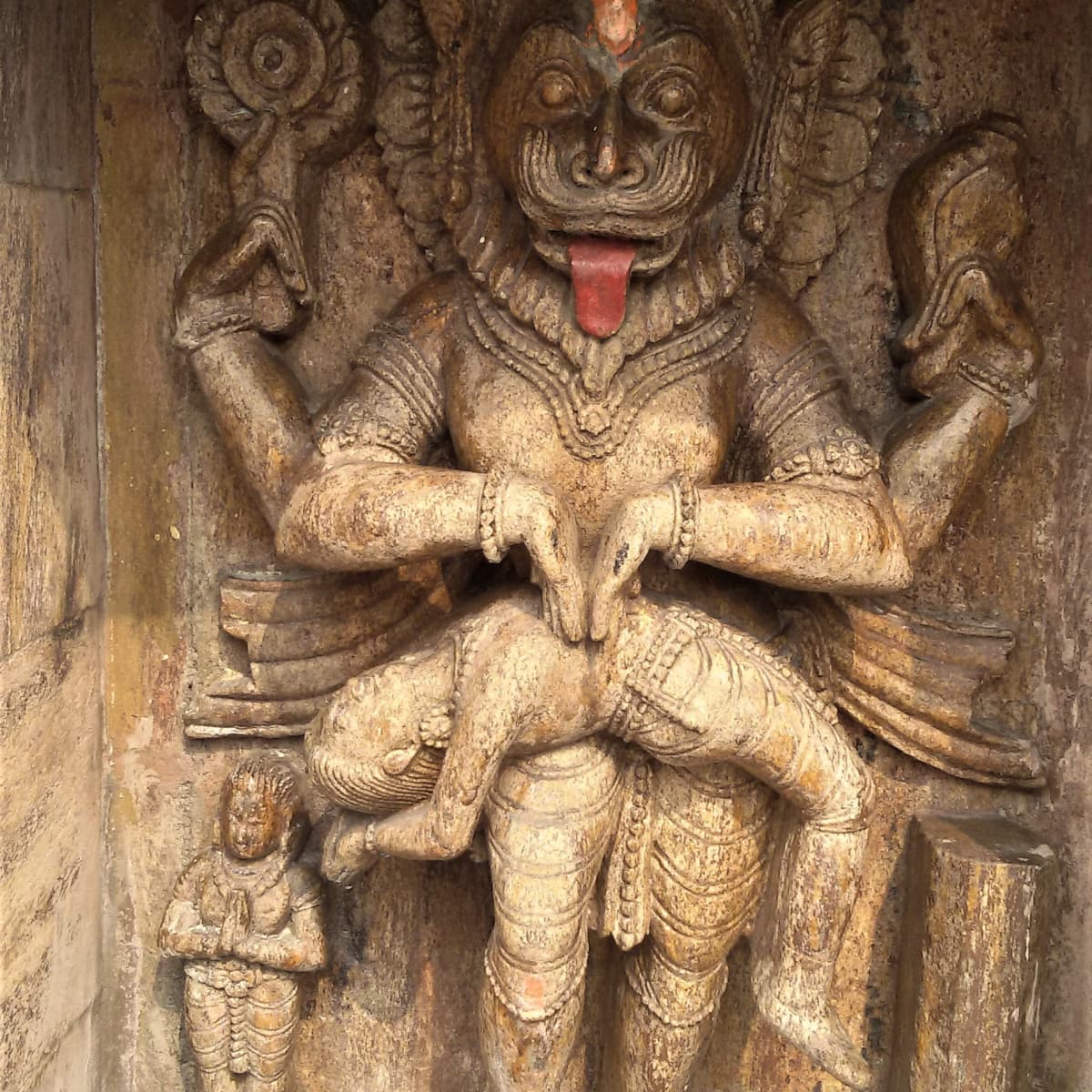 Nrisingha Deva, the 4th Avatar of Lord Vishnu in Bengal temple ...