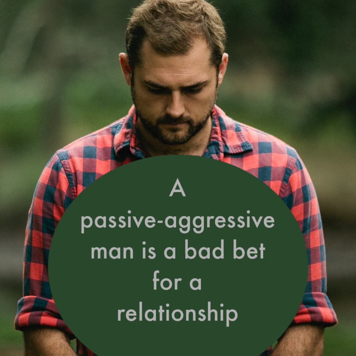 Man aggressive of traits passive Passive