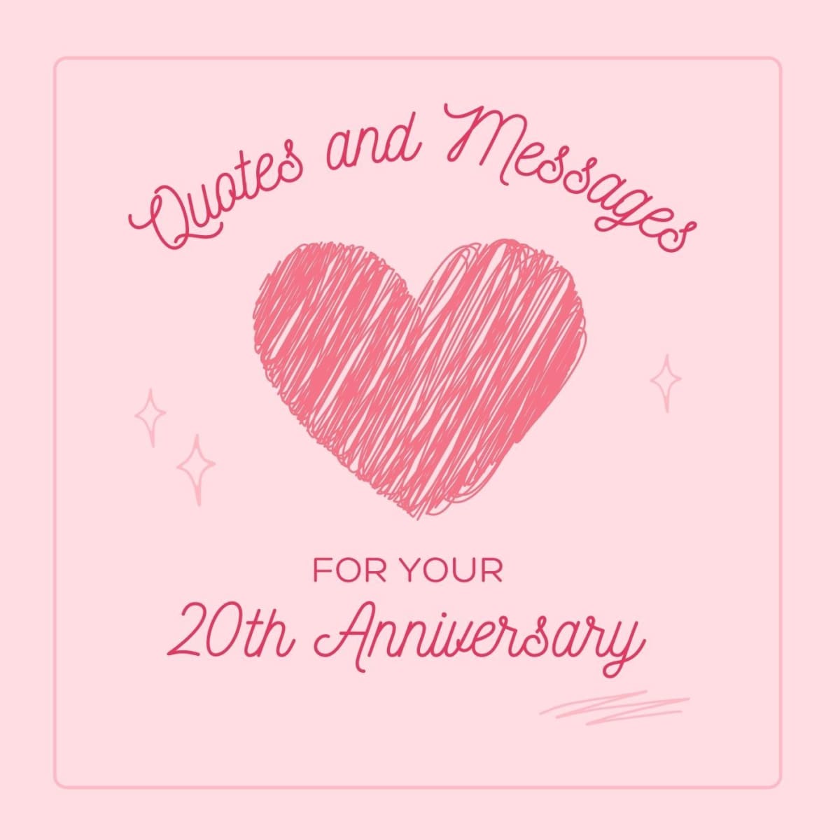 20th Anniversary: Wishes, Quotes, and Greeting Card Messages - Holidappy