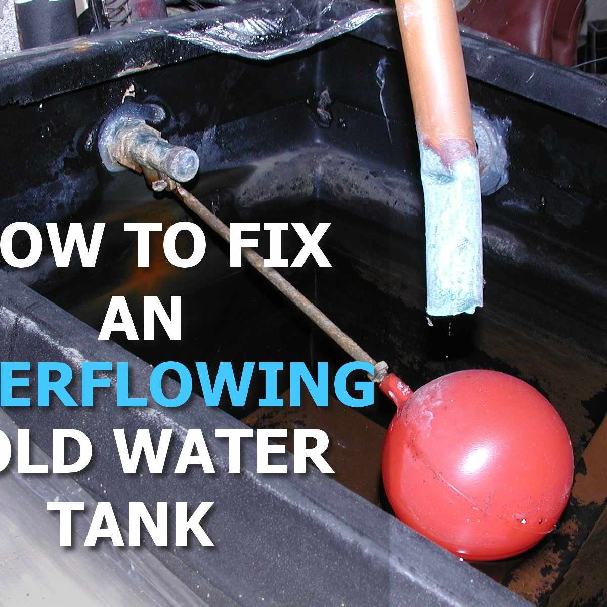 Cold Water Header Tank Overflowing: How to Replace a Ballcock Washer -  Dengarden