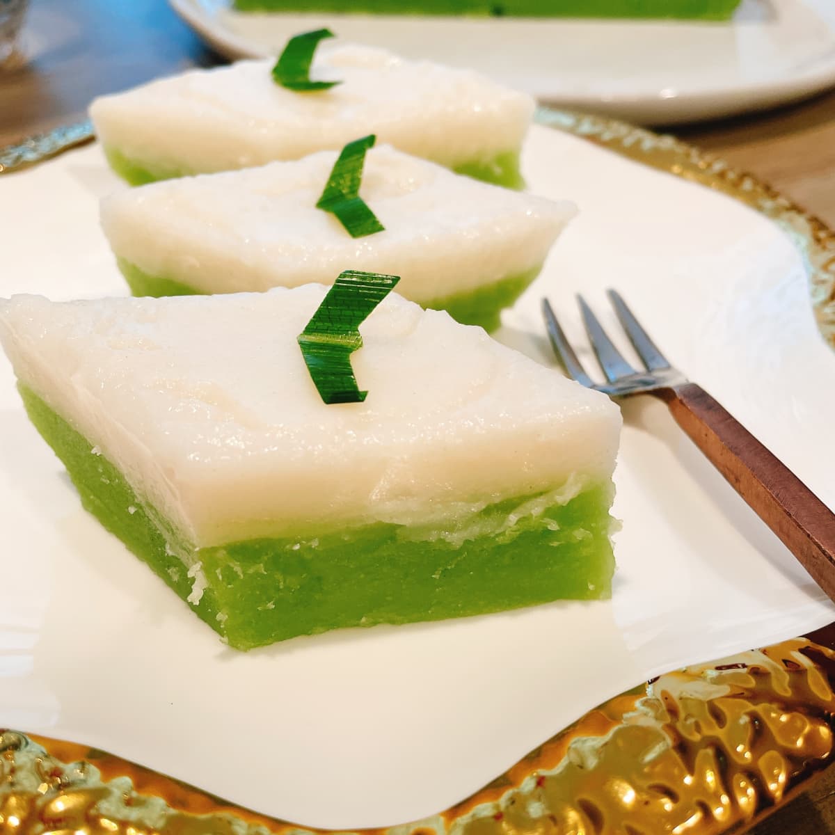 Pandan steamed rice recipe