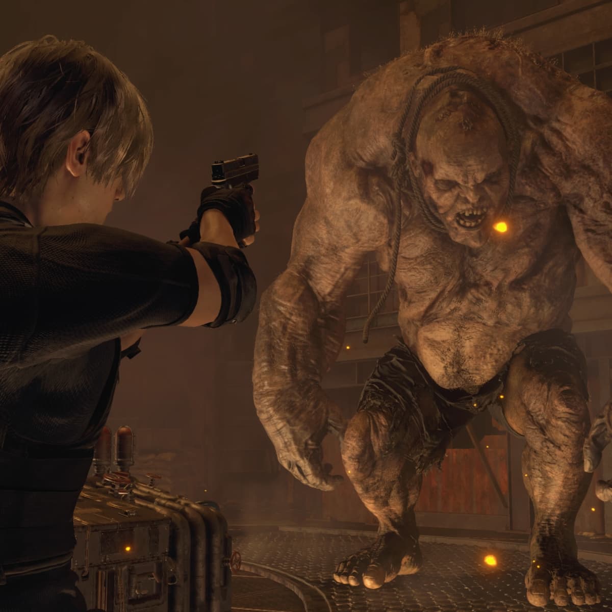 How to defeat the El Gigante in the Castle - Resident Evil 4