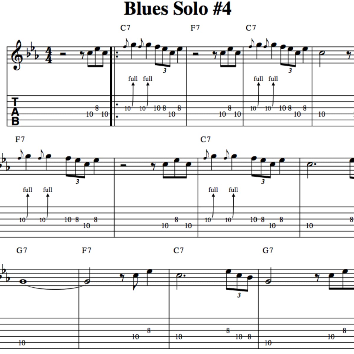 Blues Guitar lesson for Phone Booth-lyrics, with Chords, Tabs, and