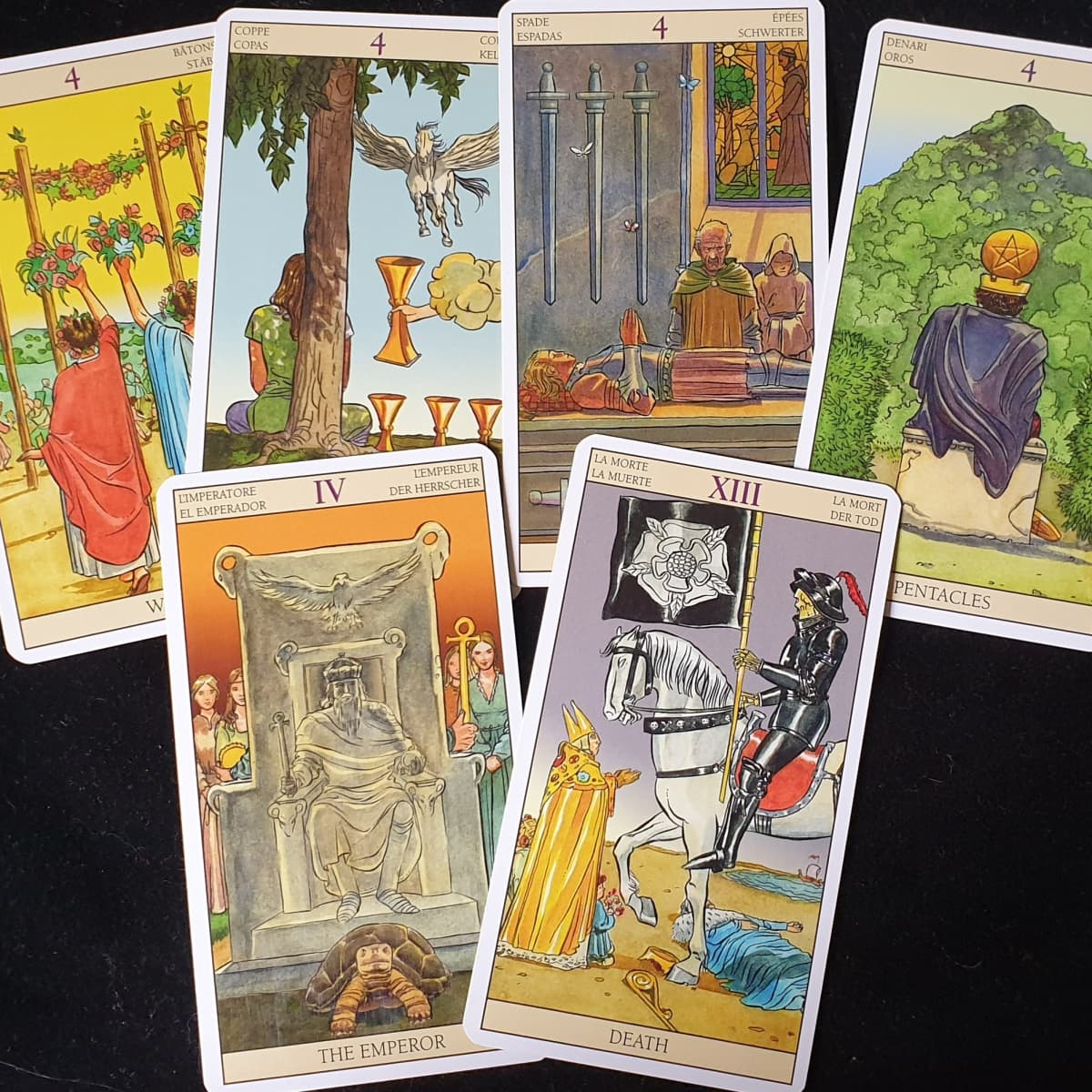 The Tarot Fours: Symbolism and Meaning - Exemplore