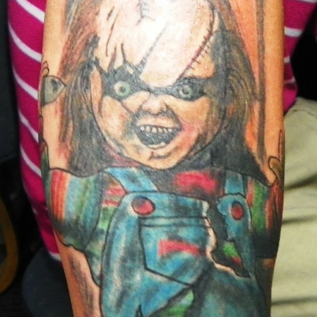 Tattoo uploaded by Alberto Delgado  Chucky knife tattoo  Tattoodo