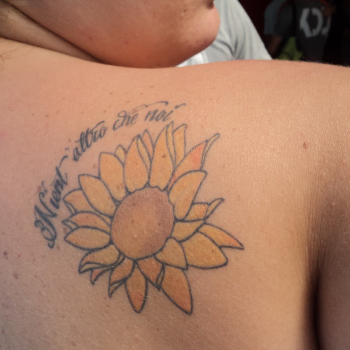 Sunflower Tattoo  Reallooking Temporary Tattoos  SimplyInkedin