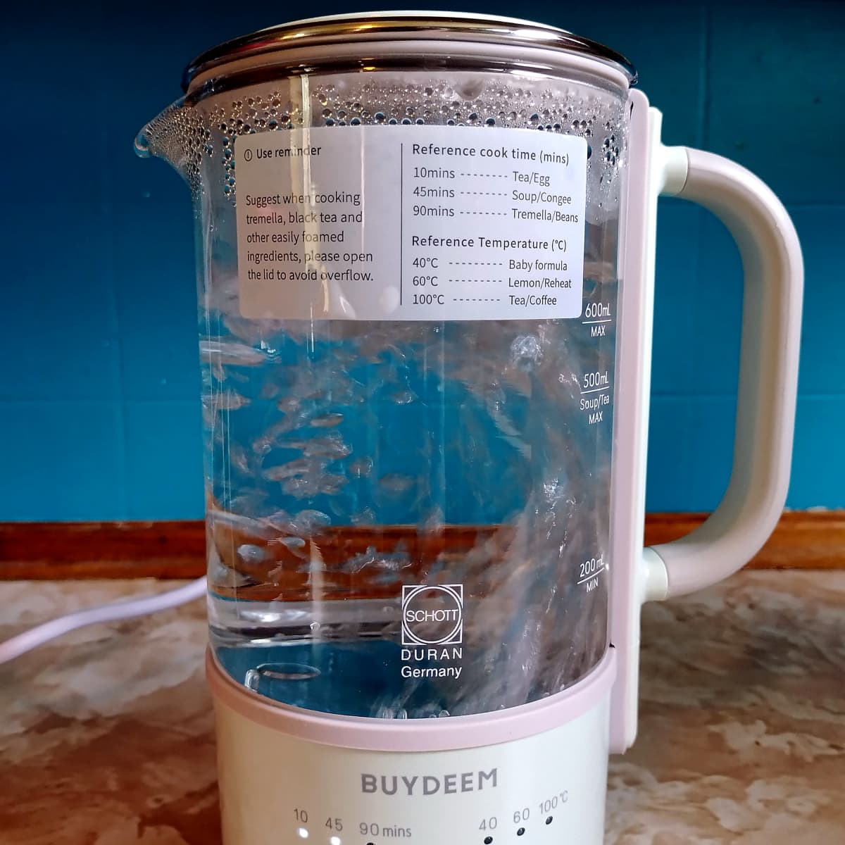 Buydeem Tea Maker Review - Family Focus Blog