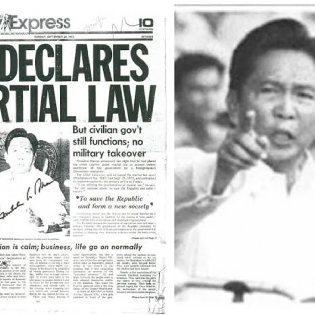 ferdinand marcos martial law declaration
