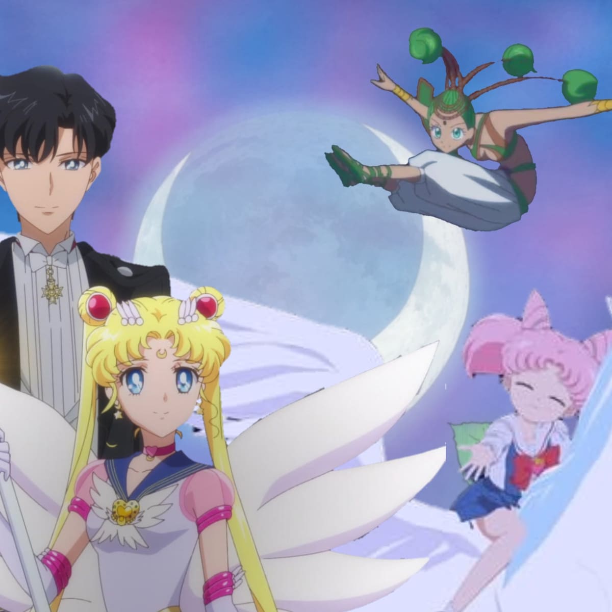 Sailor moon crystal season 4 by me :) I want watch them soon