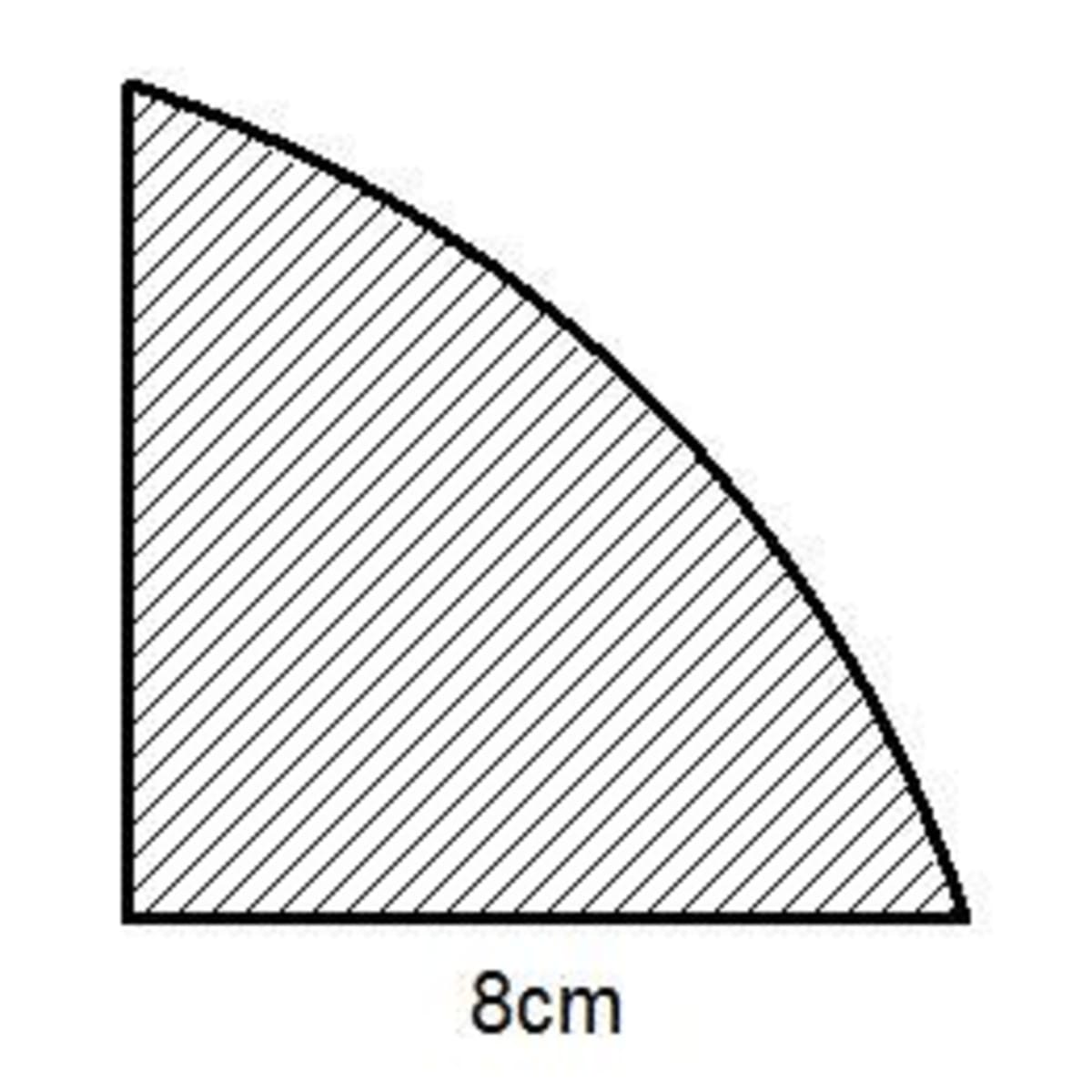 How To Find The Area Of A Quadrant A Quarter Of A Circle Owlcation