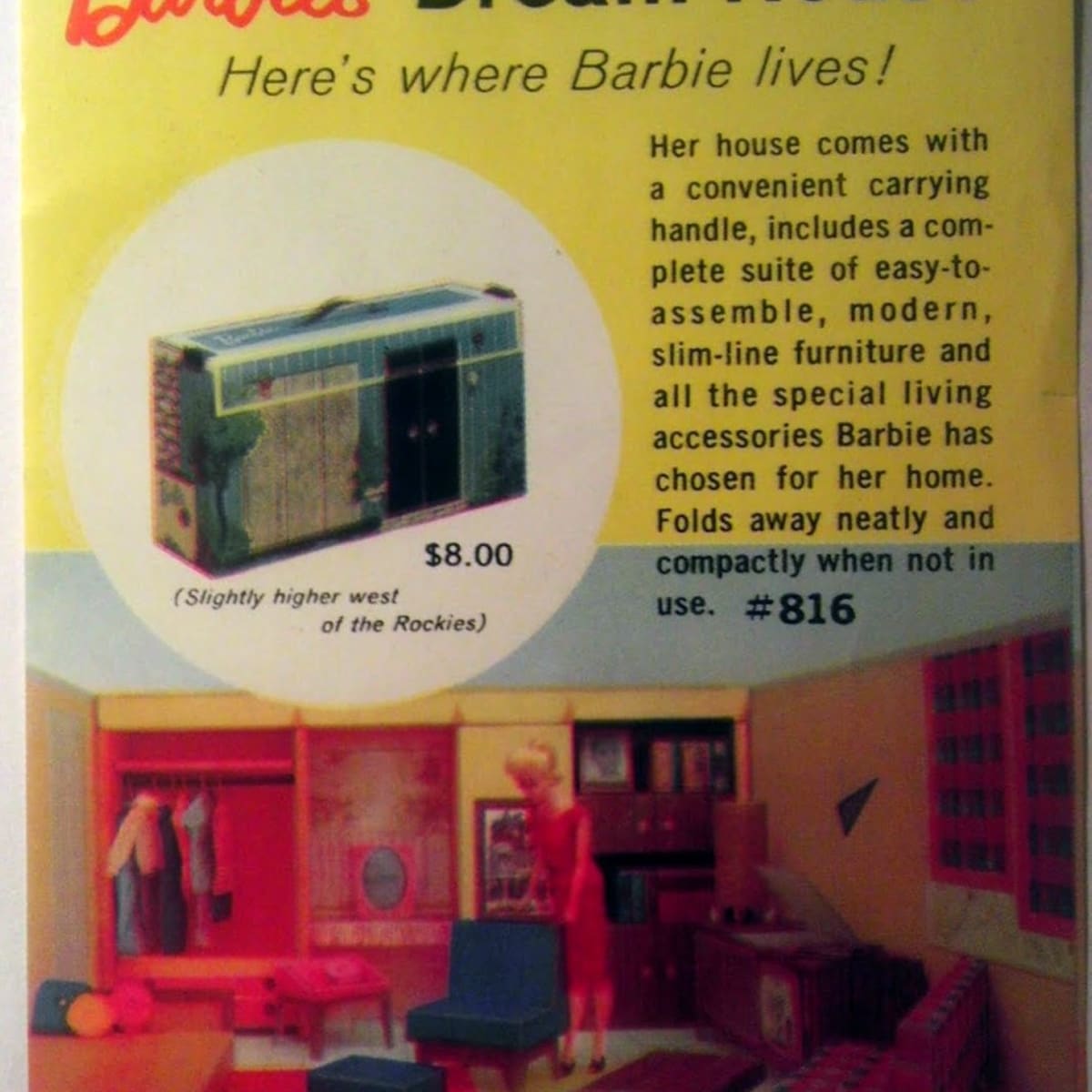 barbie dream house 60s