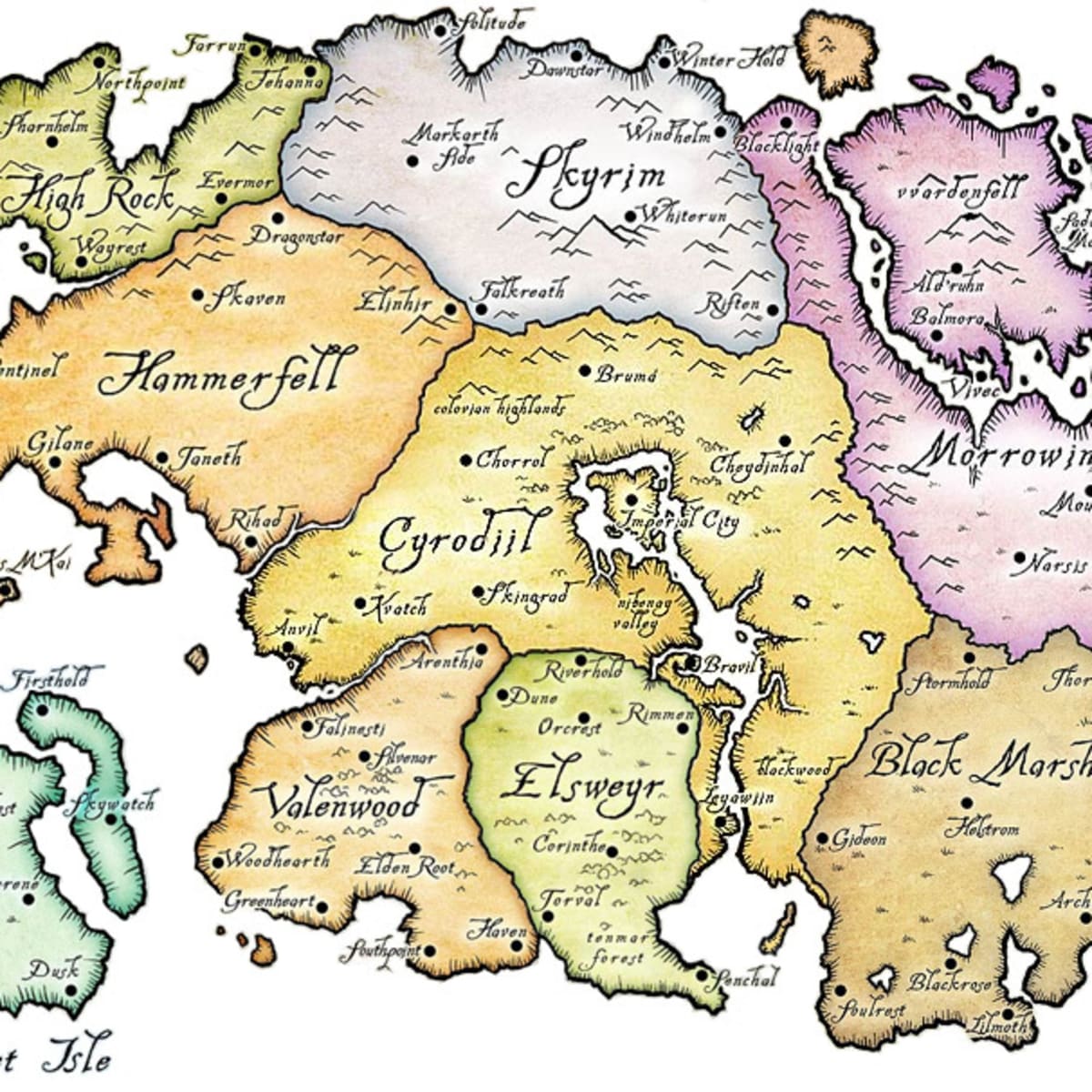 Featured image of post Nirn Map Hd 5 reason for a vector map of tamriel