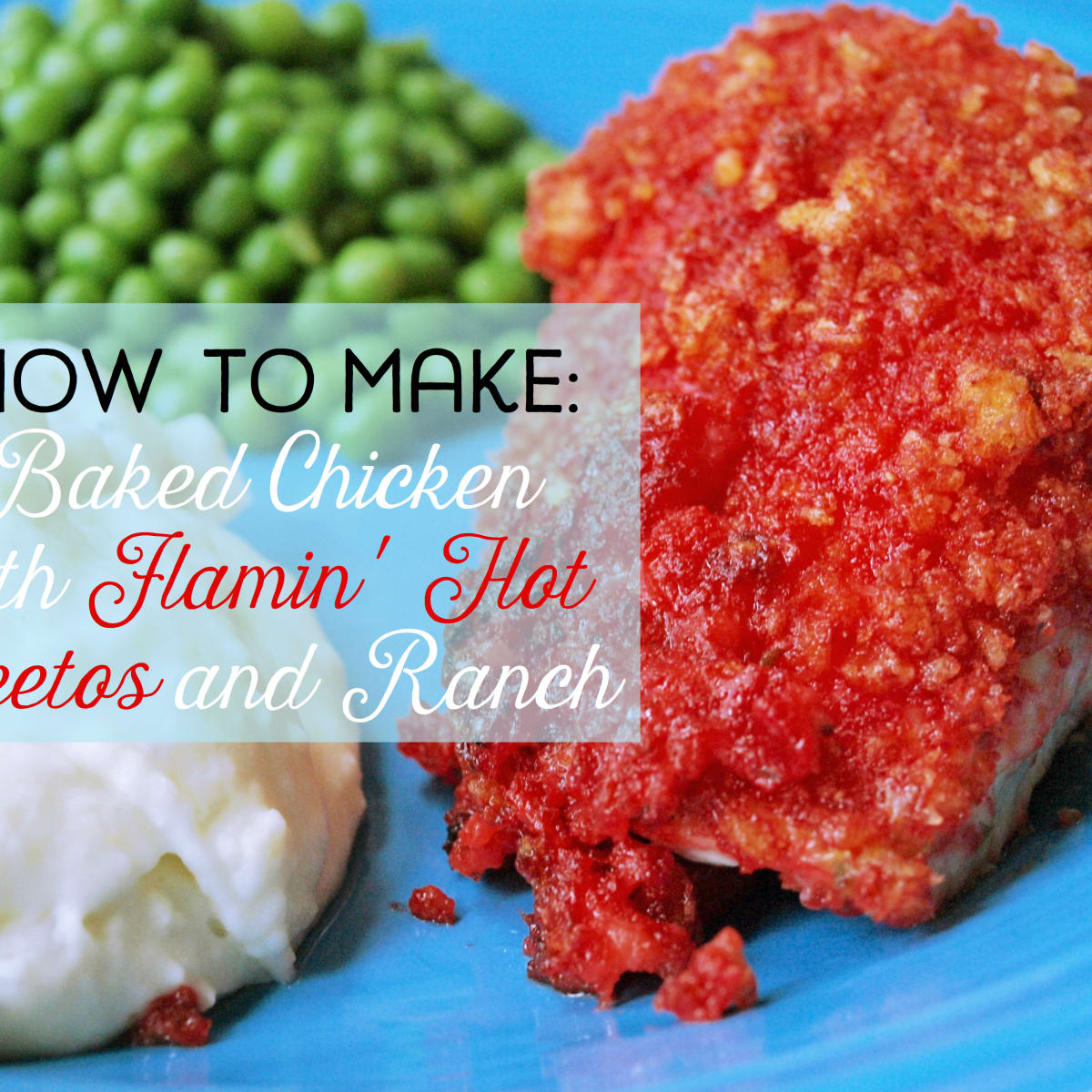 Baked Chicken With Flamin Hot Cheetos And Ranch Dressing Recipe Delishably