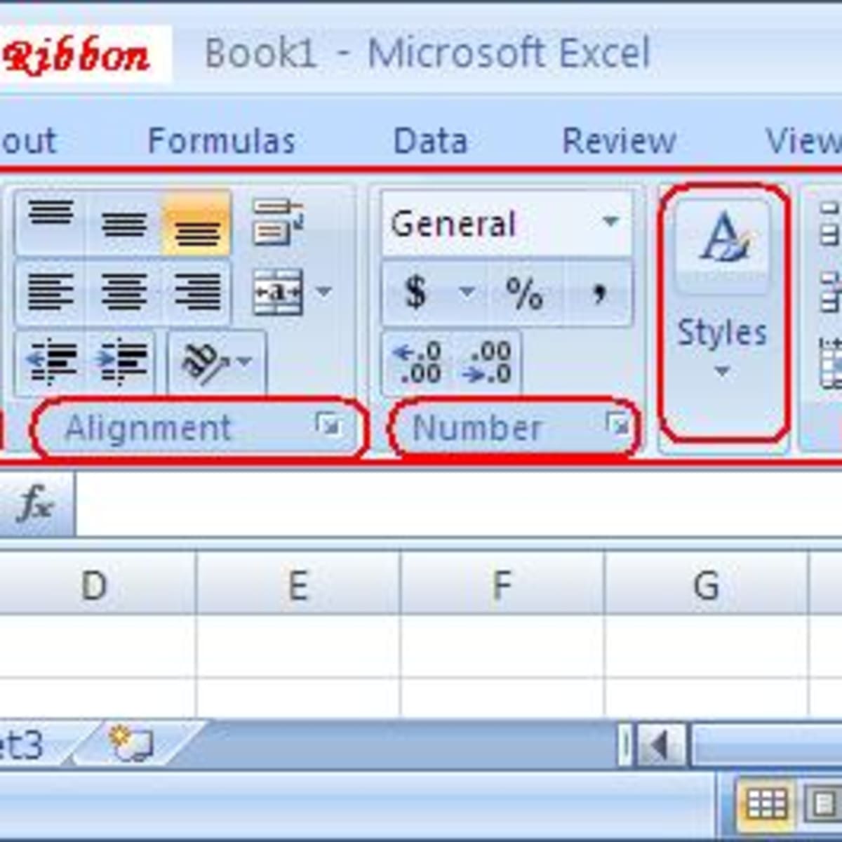 The Home Tab Of Microsoft Excel 07 Turbofuture