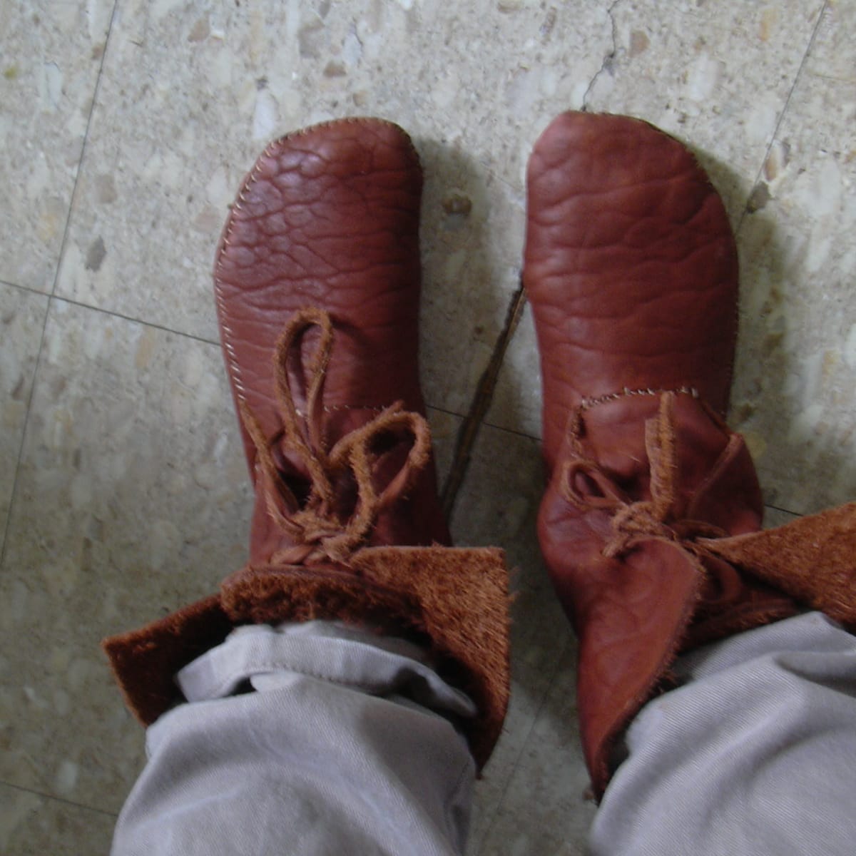 Own Buffalo and Elk Leather Moccasins 