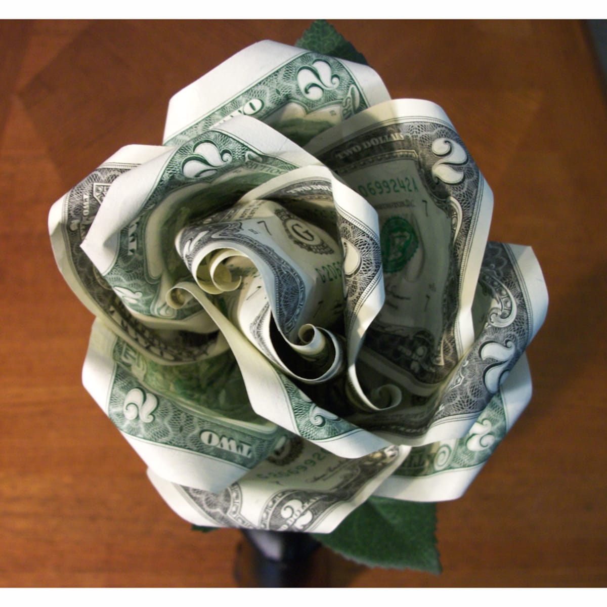 How To Make A Money Rose Feltmagnet Crafts