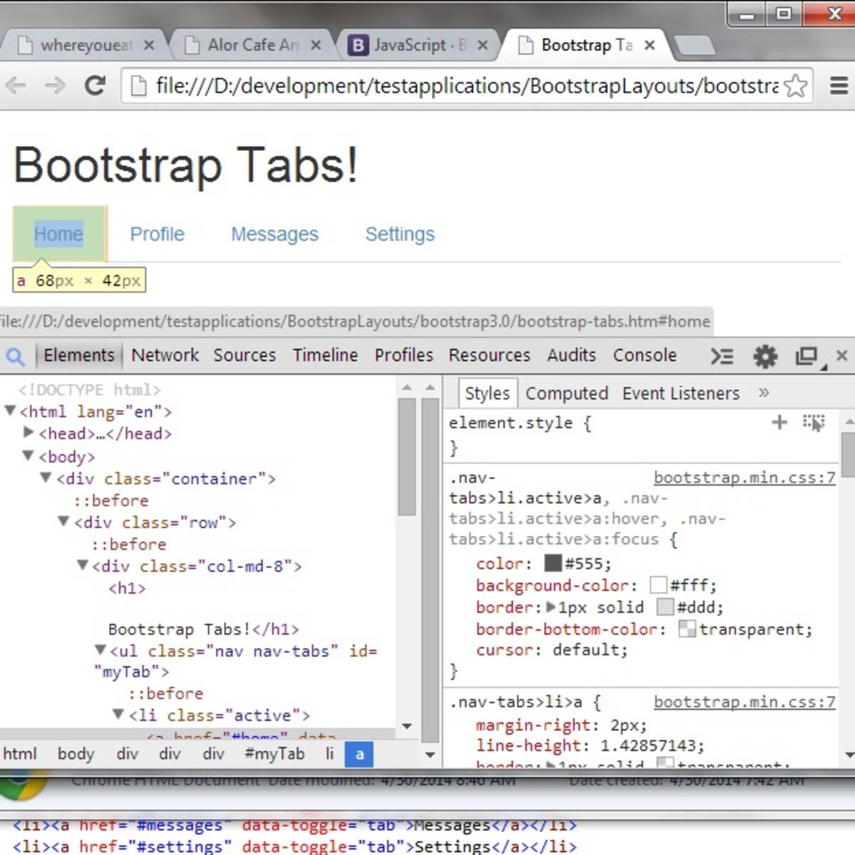 How To Style Bootstrap Tabs Step By Step Turbofuture Technology