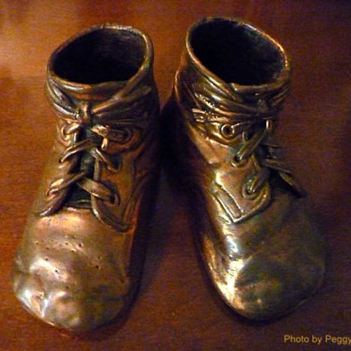 Bronzed Baby Shoes ~ Family Heirlooms 