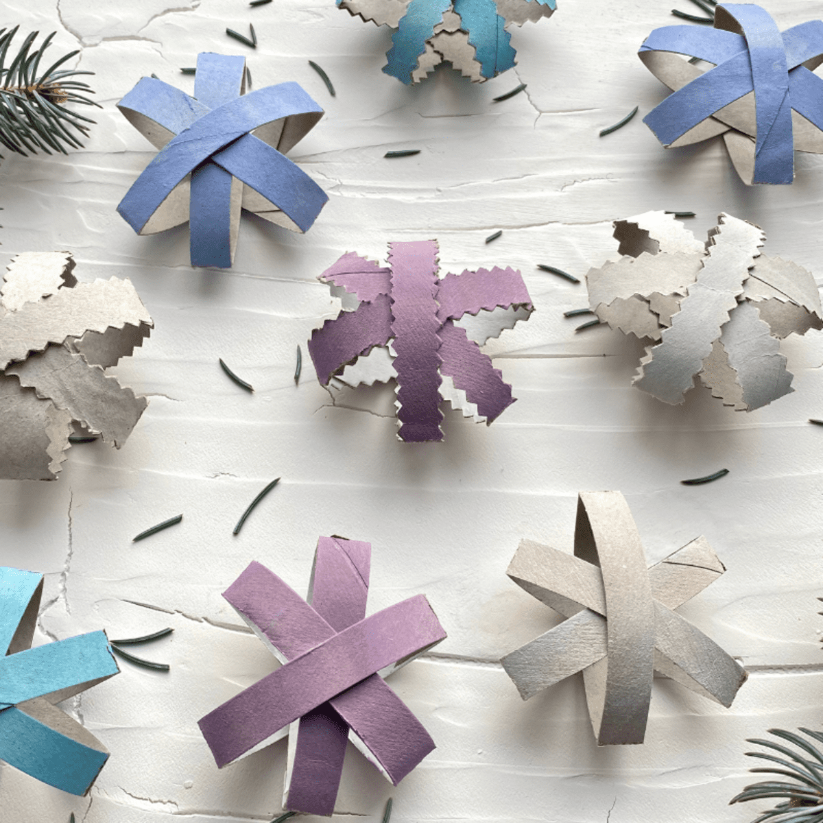 Snowflake Toilet Paper Rolls - Happy Happy Nester