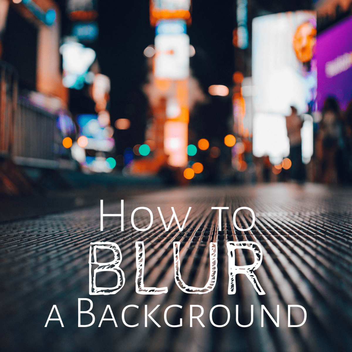 How to Take a Photo With a Blurred Background - FeltMagnet