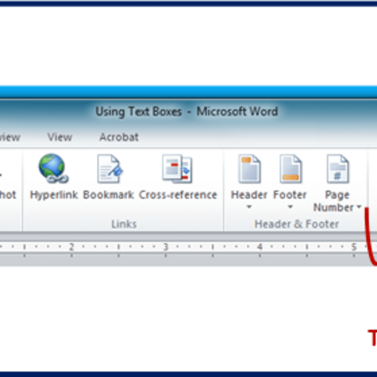 linking text boxes in word