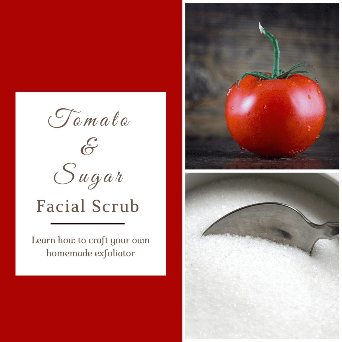 How to Make a Tomato and Sugar Facial Scrub - Bellatory