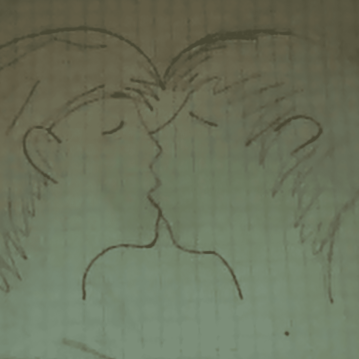 Kissing couple - Sketch room - Paintings & Prints, People & Figures, Love &  Romance - ArtPal
