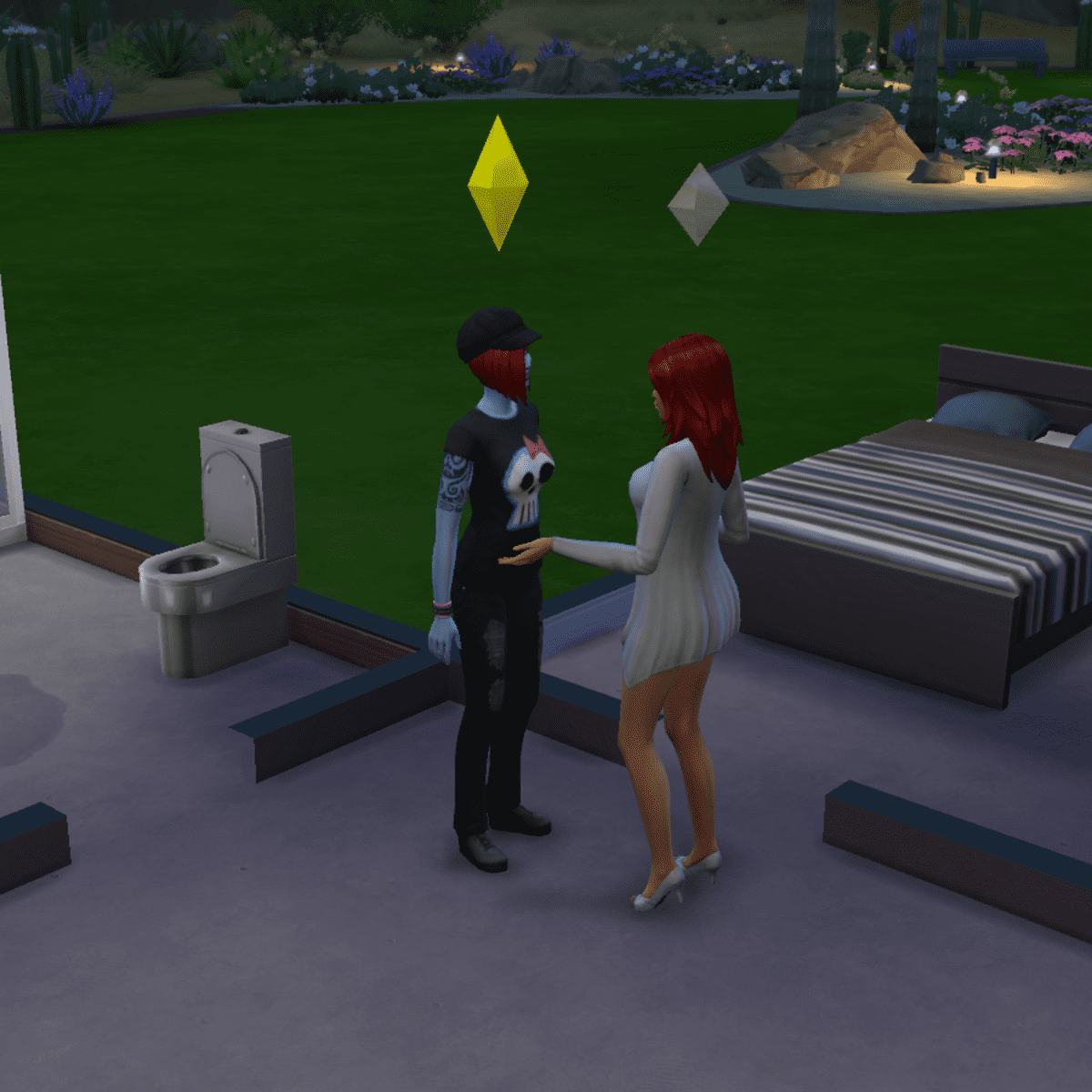 the sims 4 no romantic interactions on locals