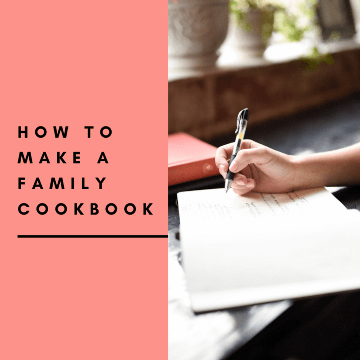 Blank Family Cookbook to Write In Your Own Recipes Empty Cooking