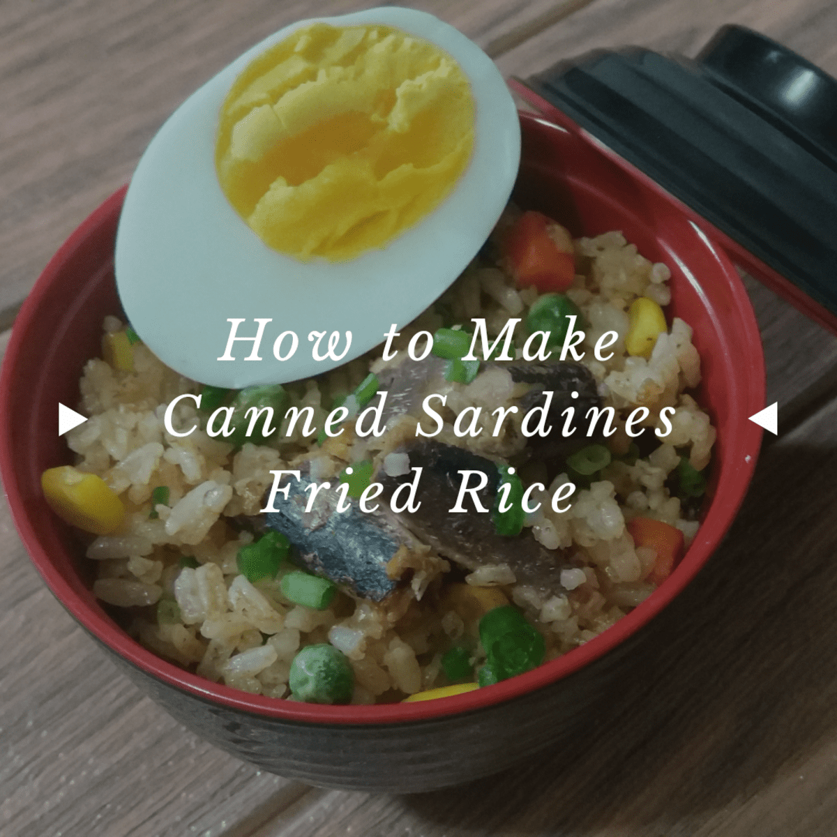 canned sardines with rice