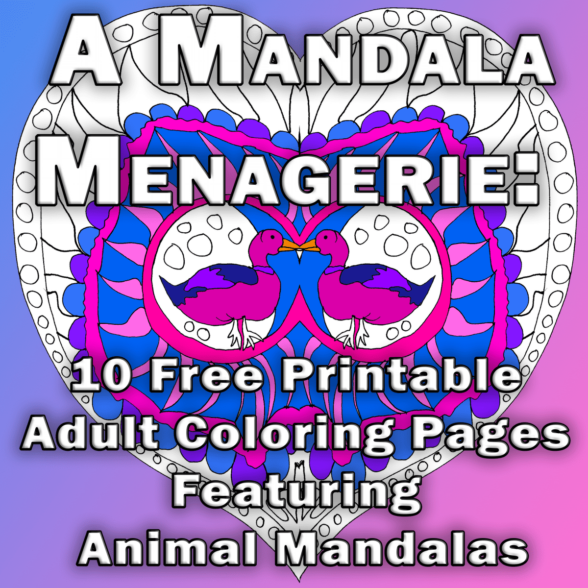 Anxiety and Stress Relief Animal Coloring Book for Adults and Teens:  Relaxing coloring book for Depression, Emotions, and Meditation | Mandala  Art