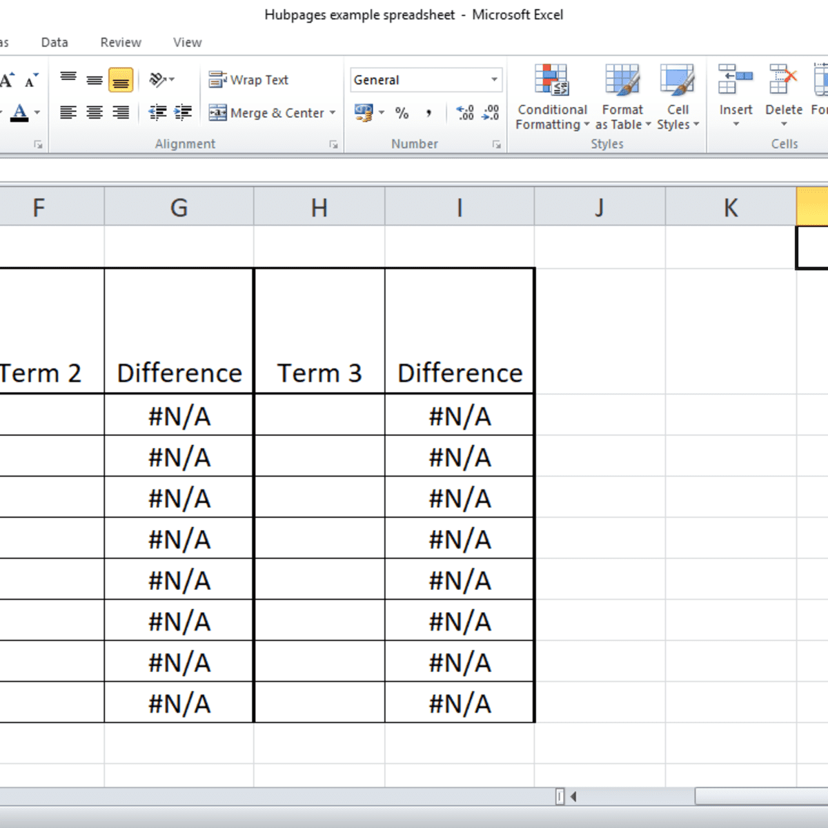 How To Hide Error Values In Microsoft Excel Turbofuture