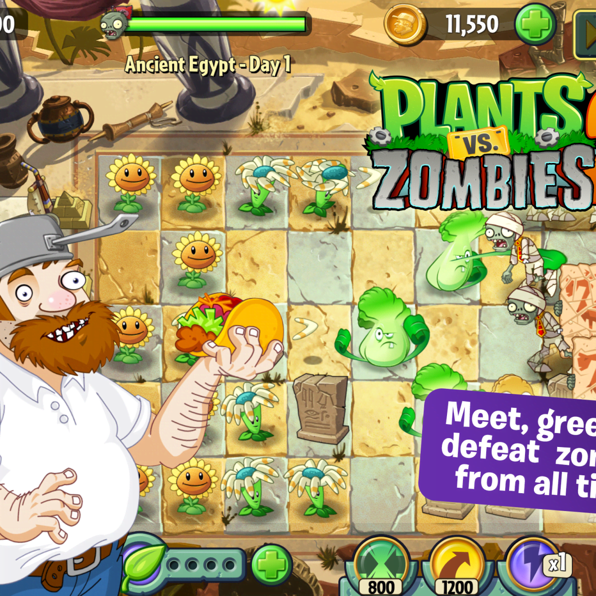 Plants vs Zombies 2 gets new Far Future world: more plants, more