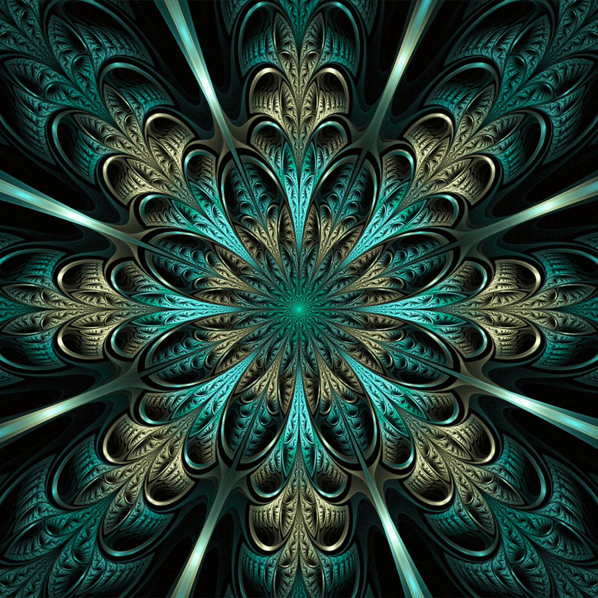 40 Beautiful Examples of Fractal Designs Created with Apophysis