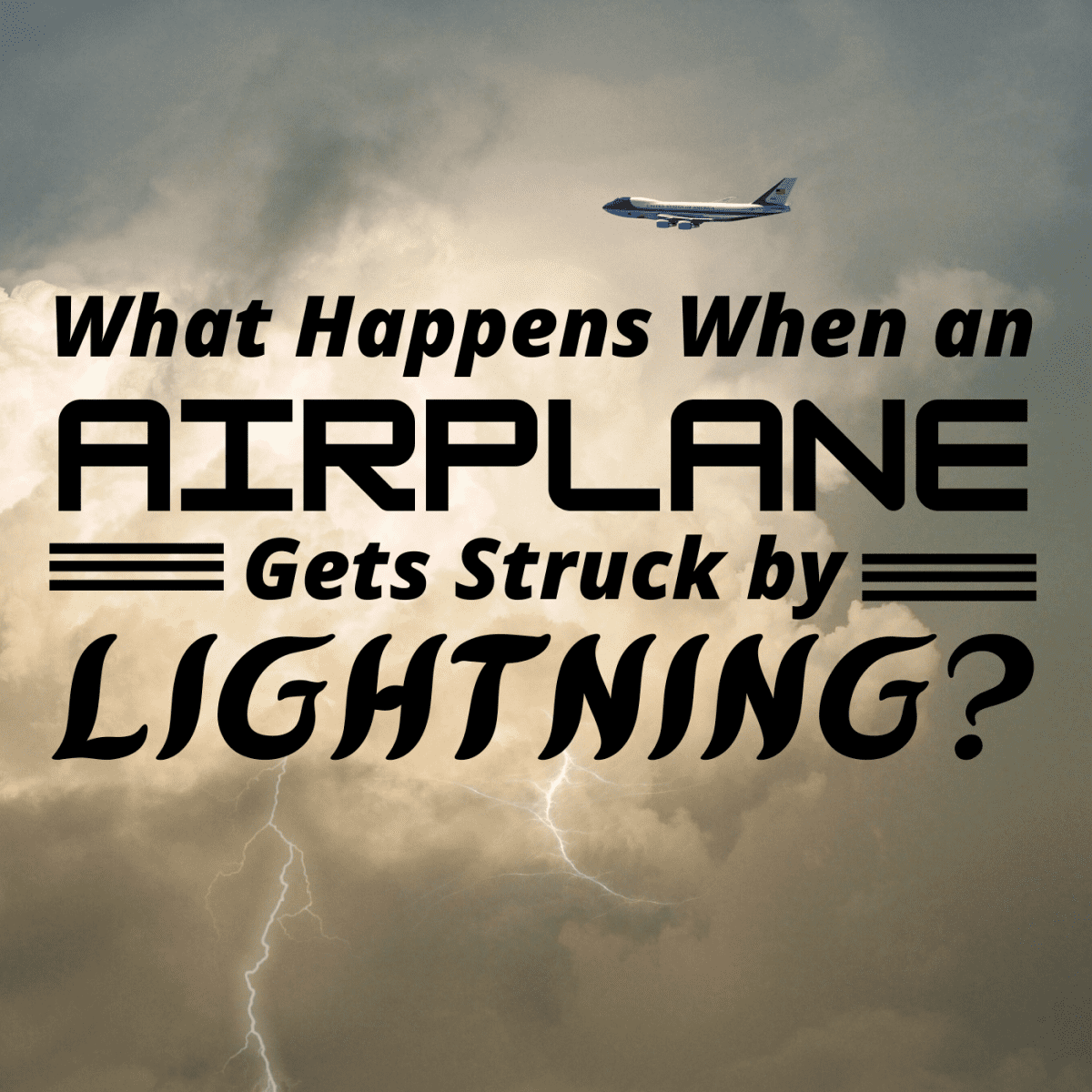 How Are Planes Protected From Lightning Strikes? - Owlcation