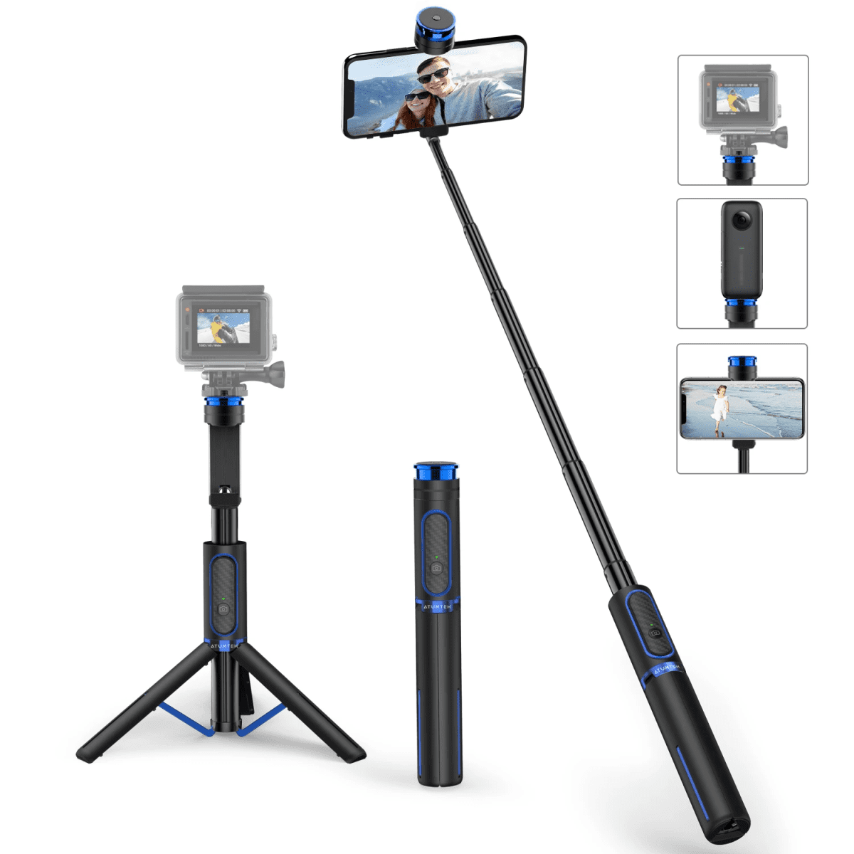 Atumtek 4 in 1 Bluetooth Selfie Stick Tripod Review - TurboFuture