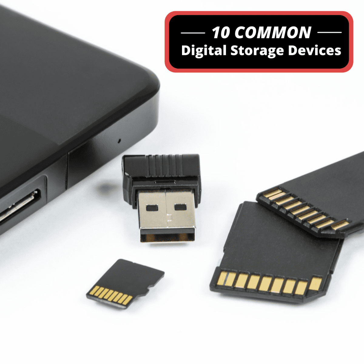 Computer Basics: 28 Examples of Storage Devices for Digital Data