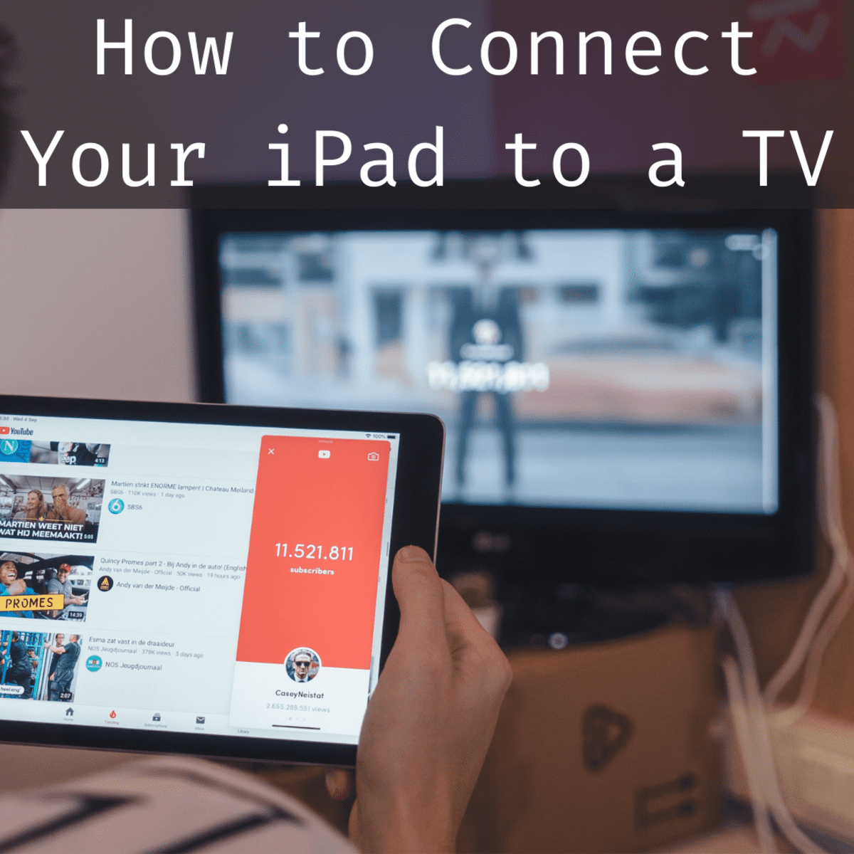 tyran Reorganisere Verdensvindue How to Connect an iPad to TV With HDMI or Wireless Airplay - TurboFuture