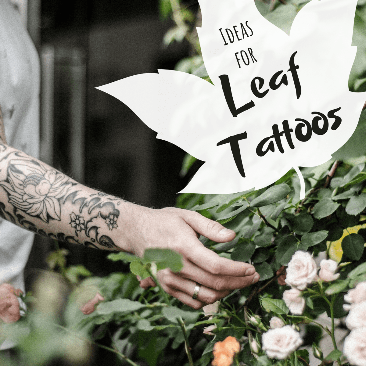 Botanical Leaves Temporary Tattoo Set (3 small tattoos) – TattooIcon