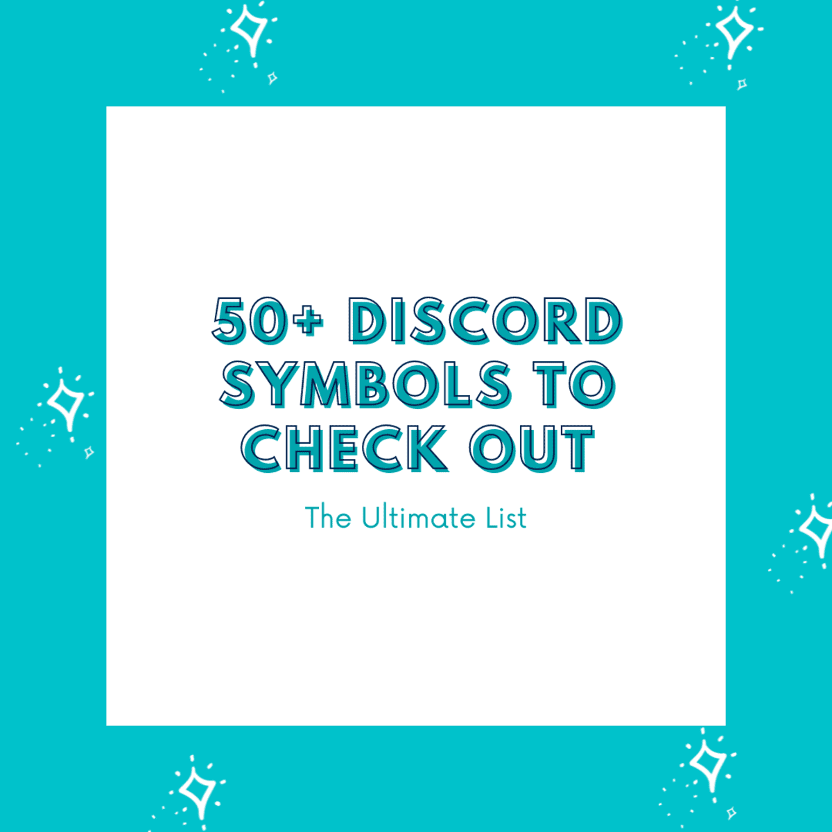 50+ Discord Symbols to Check Out: The Ultimate List - HubPages