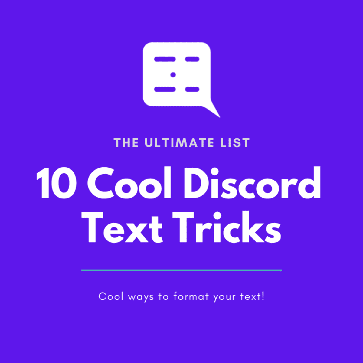 5 Things To Talk About Discord