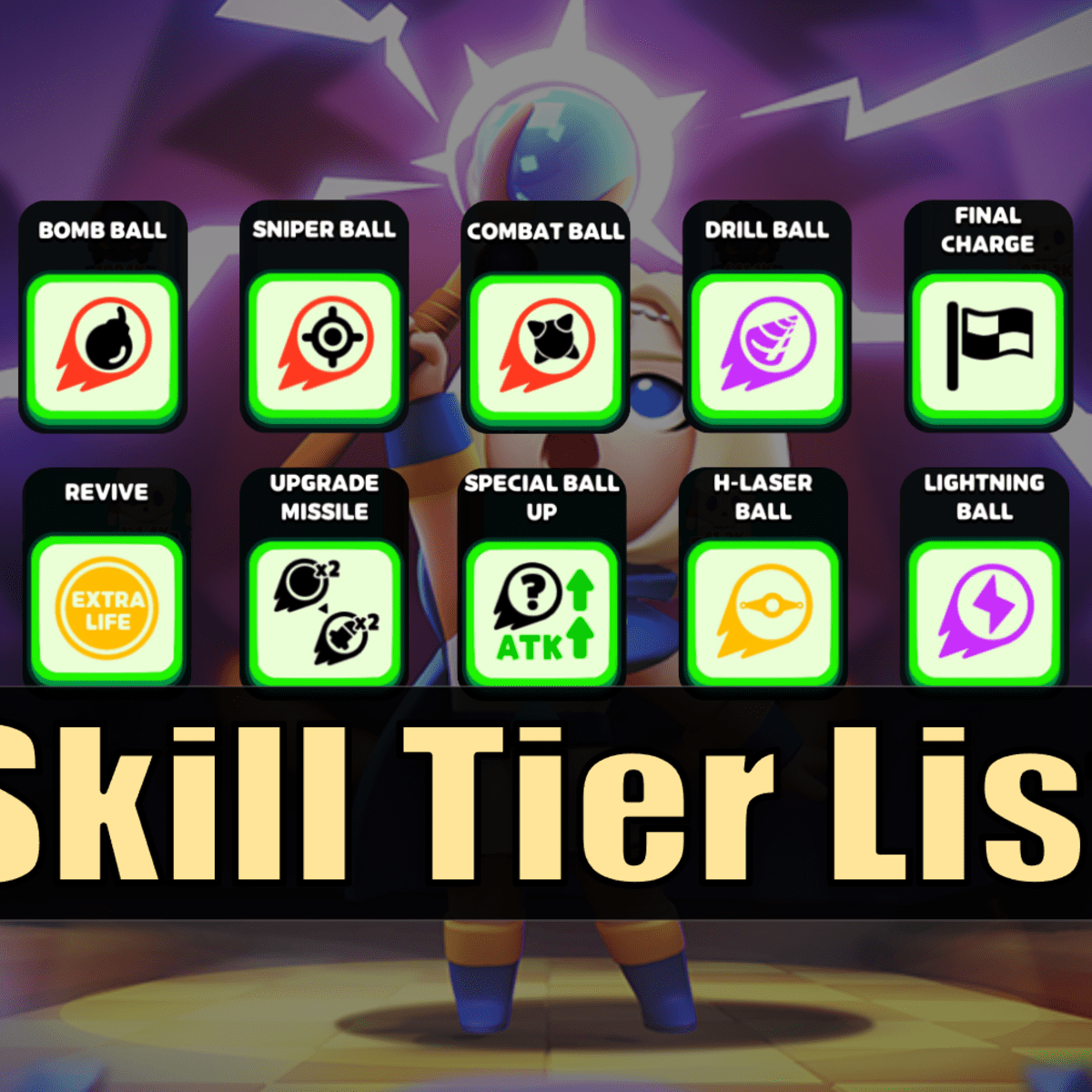 PunBall" Skill Tier List - LevelSkip